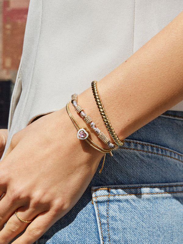 Stacey Bracelet - Purple Heart