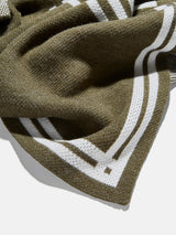 BaubleBar Your Name In Stripes Custom Blanket - Natural / Olive - 
    Enjoy 20% off - This Week Only
  
