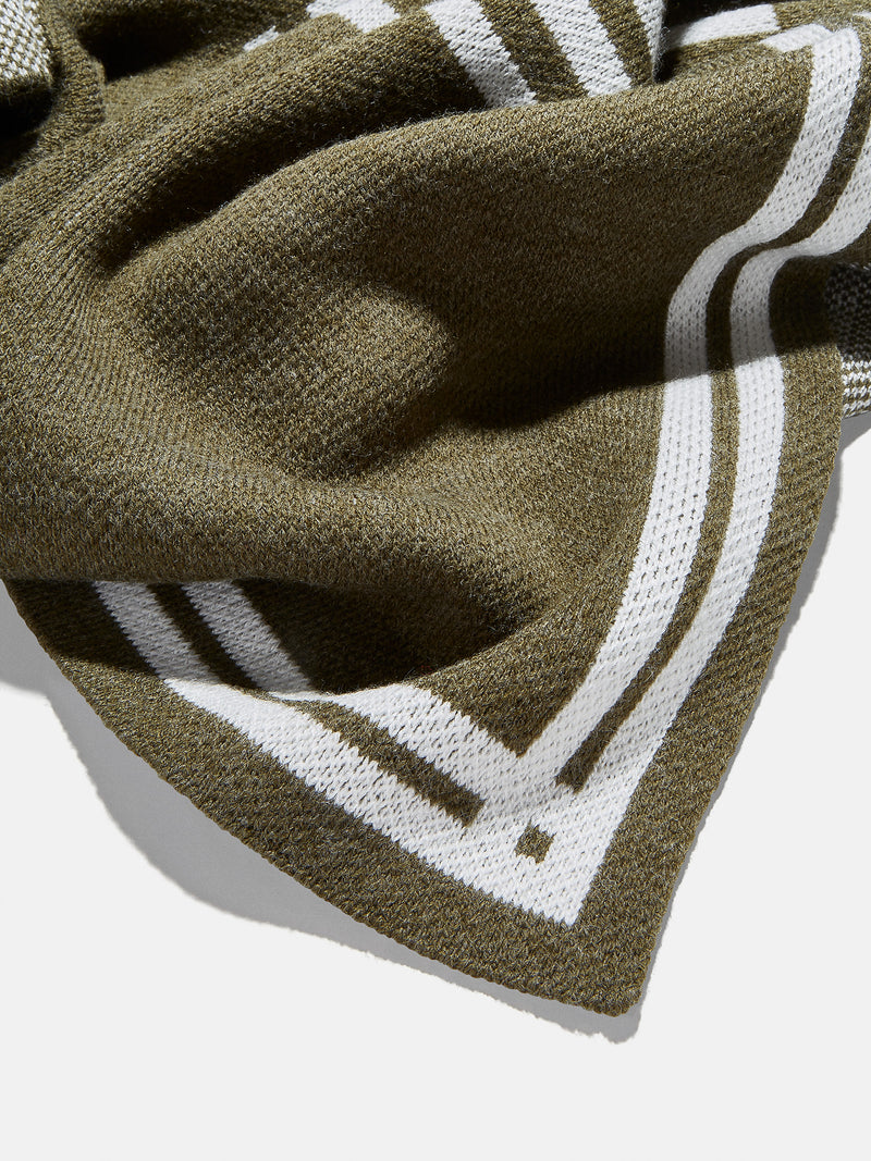 BaubleBar Your Name In Stripes Custom Blanket - Natural / Olive - 
    Enjoy 20% off - This Week Only
  

