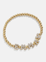 BaubleBar Mickey Mouse Disney Custom Pisa Bracelet - Gold/Pavé - 
    Customizable Disney bracelet
  
