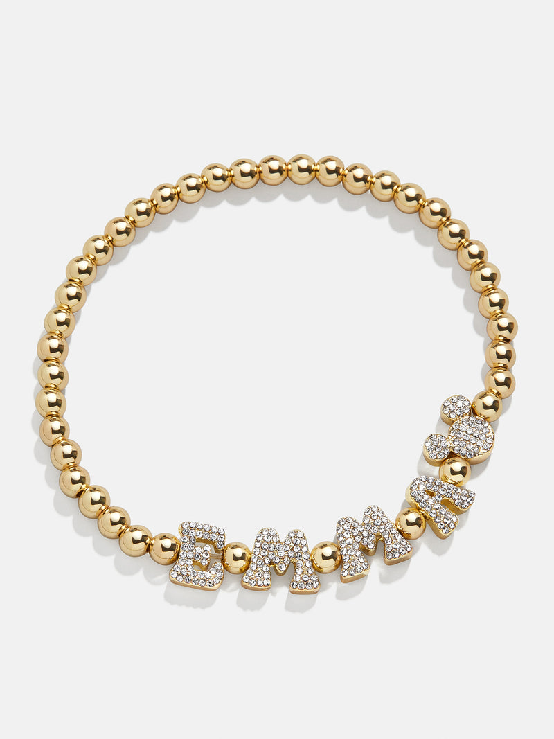 BaubleBar Mickey Mouse Disney Custom Pisa Bracelet - Gold/Pavé - Get Gifting: Enjoy 20% Off​