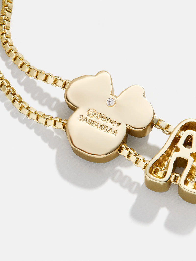 BaubleBar Minnie Mouse Disney Custom Slider Bracelet - Retro Pavé - Customizable bracelet
