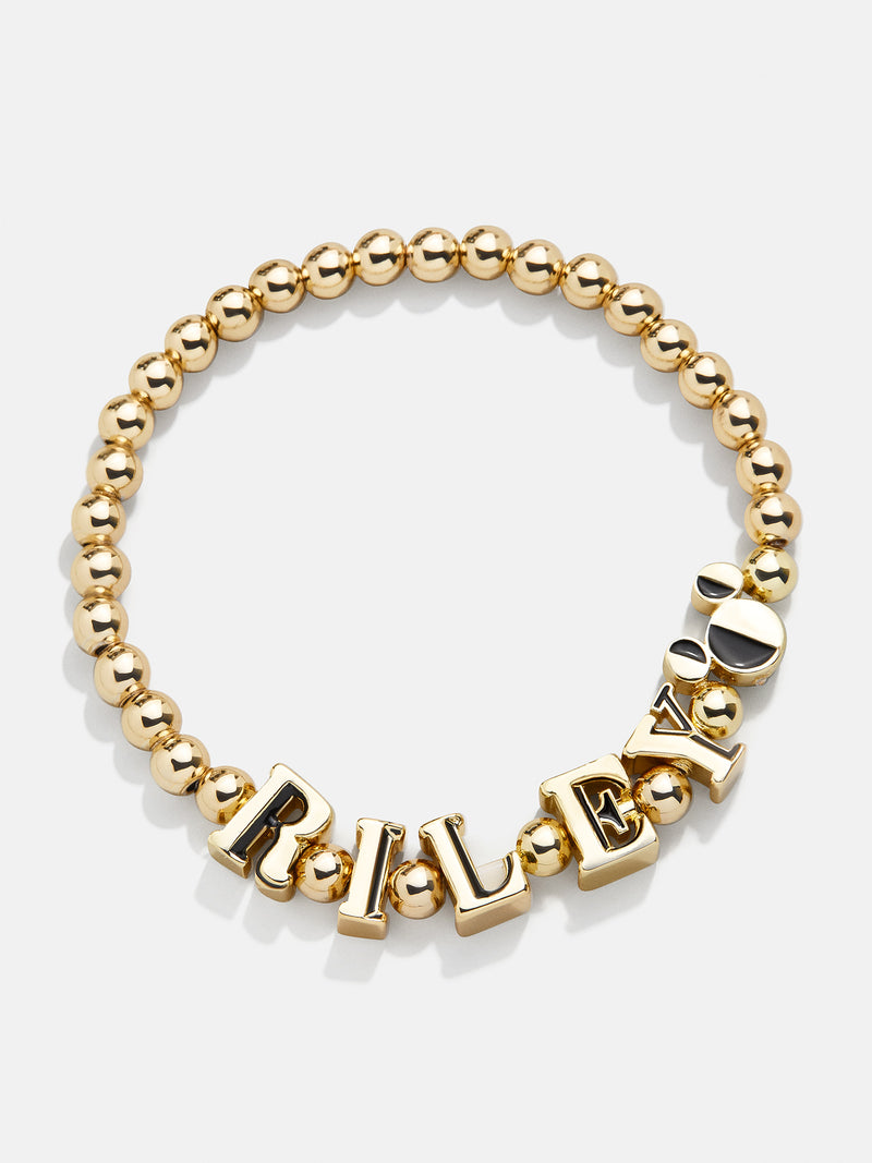 BaubleBar Mickey Mouse Disney Custom Pisa Bracelet - Gold - Get Gifting: Enjoy 20% Off