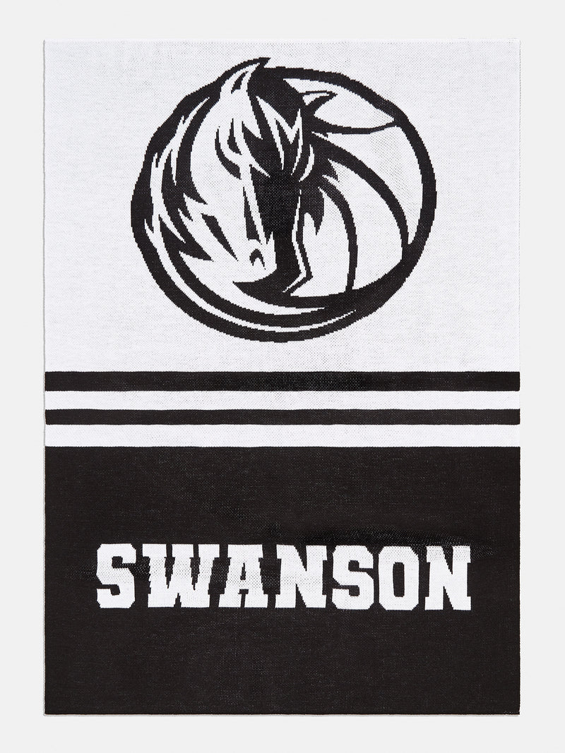 BaubleBar Dallas Mavericks NBA Custom Blanket - Custom, machine washable blanket