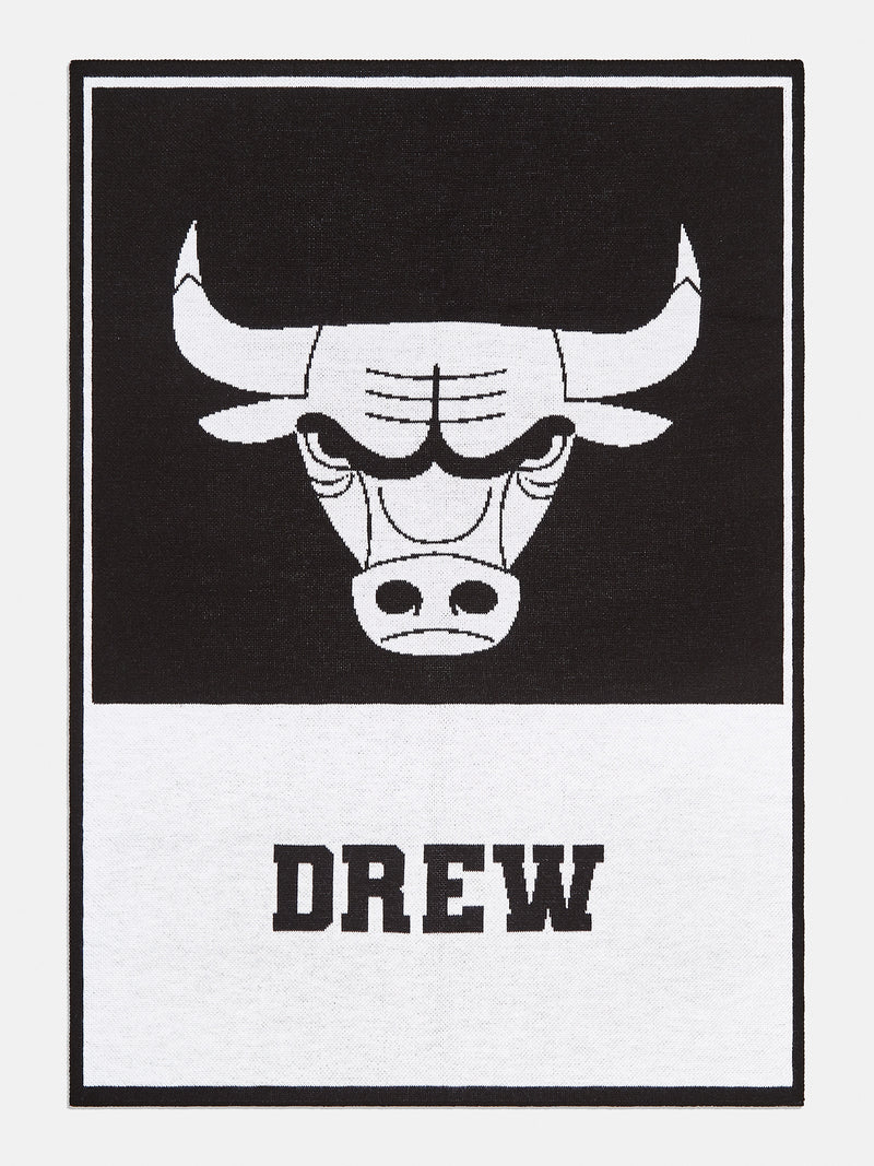 BaubleBar Chicago Bulls NBA Custom Blanket - Custom, machine washable blanket