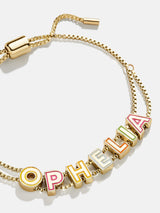 BaubleBar Mini Custom Slider Bracelet - Multi - Customizable bracelet