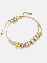BaubleBar Mini Custom Slider Bracelet - Multi - Customizable bracelet