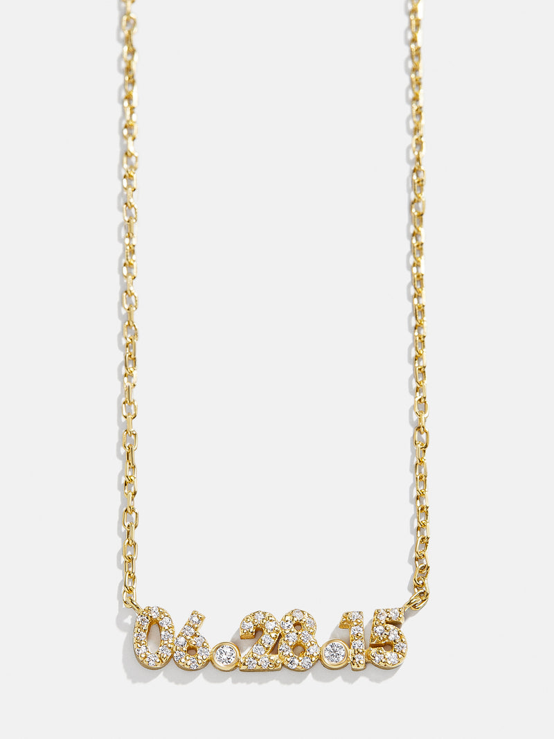 Yellow Gold Diamond Necklace Move Uno | Messika 04708-YG