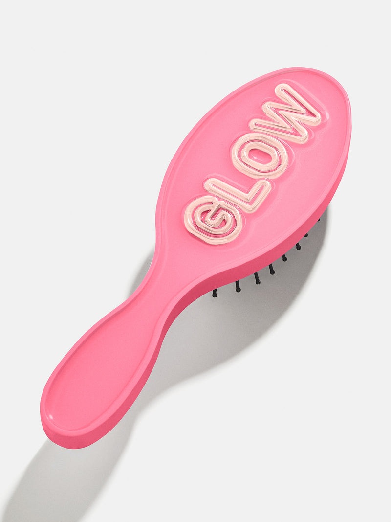 BaubleBar Fine Line Mini Custom Hair Brush - Fine Line Pink - 
    Personalized hair brush
  
