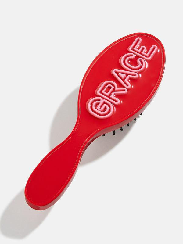 Fine Line Mini Custom Hair Brush - Fine Line Red