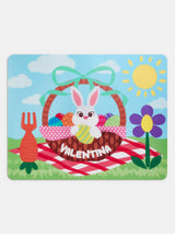 BaubleBar Some Bunny Special Kids' Custom Placemat - Customizable children's placemat