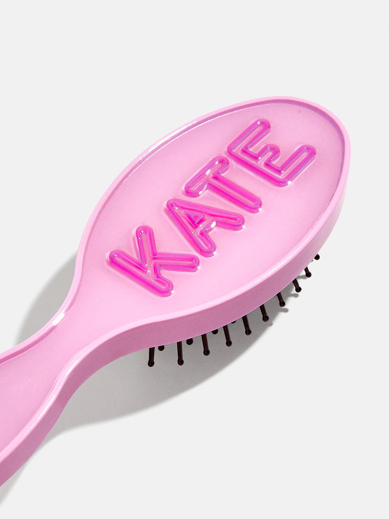 BaubleBar Fine Line Mini Custom Hair Brush - Fine Line Lavender - 
    Personalized hair brush
  
