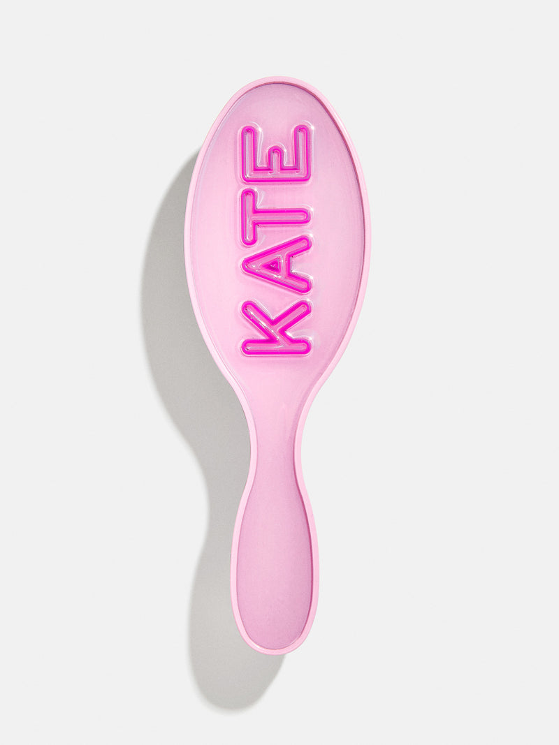 BaubleBar Fine Line Mini Custom Hair Brush - Fine Line Lavender - 
    Personalized hair brush
  
