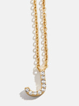 BaubleBar Initial J Necklace - Initial necklace