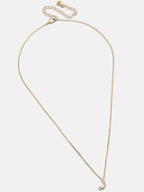 BaubleBar Initial J Necklace - Initial necklace