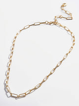 BaubleBar Gold - Paperclip chain necklace