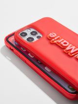 BaubleBar Block Font Custom iPhone Case - Bright Red/Pink - 
    Enjoy 20% off - This Week Only
  
