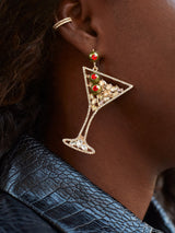 BaubleBar Drink Statement Earrings - Martini - Martini statement earrings