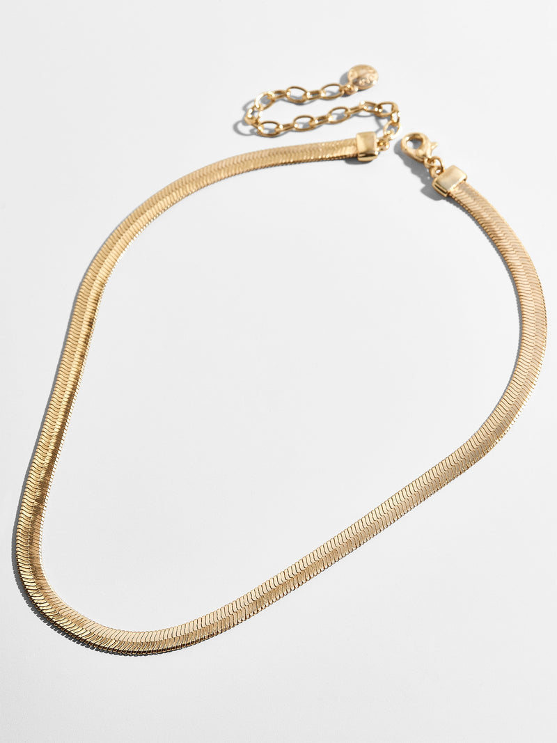 BaubleBar Gold - 
    Gold snake chain necklace
  
