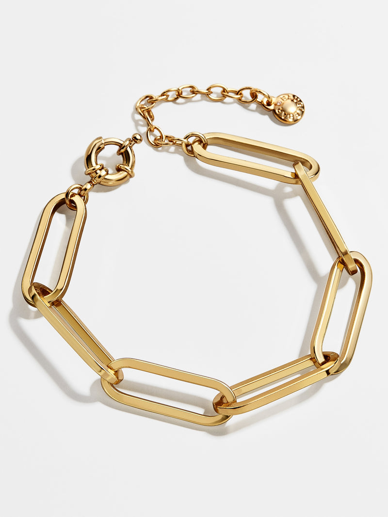 BaubleBar gold - Chunky paperclip chain statement bracelet