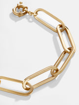 BaubleBar Hera Bracelet - Gold - 
    Chunky paperclip chain statement bracelet
  
