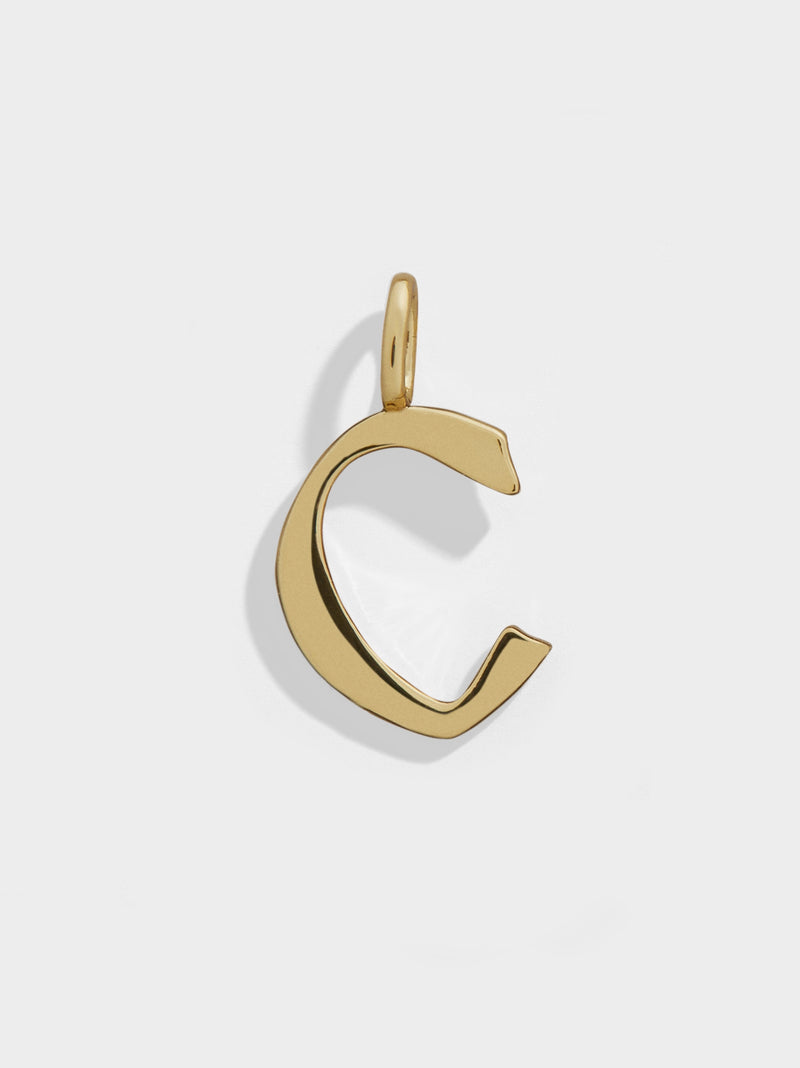 BaubleBar Alpha Charm - Gold - 
    Enjoy an extra 20% off sale - This Week Only
  
