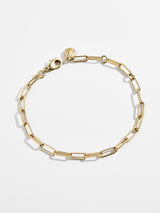 BaubleBar Small Hera Bracelet - Gold Plated Brass - 
    Paperclip chain bracelet
  
