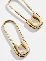 BaubleBar Mini Spillo 18K Gold Earrings - Gold - 
    18K Gold Plated Sterling Silver
  
