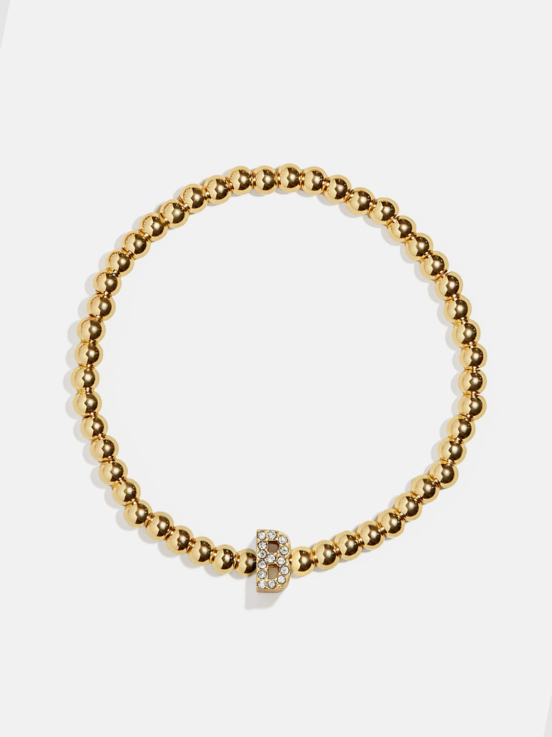 BaubleBar B - 
    Gold beaded stretch bracelet
  
