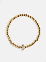 BaubleBar C - 
    Gold beaded stretch bracelet
  

