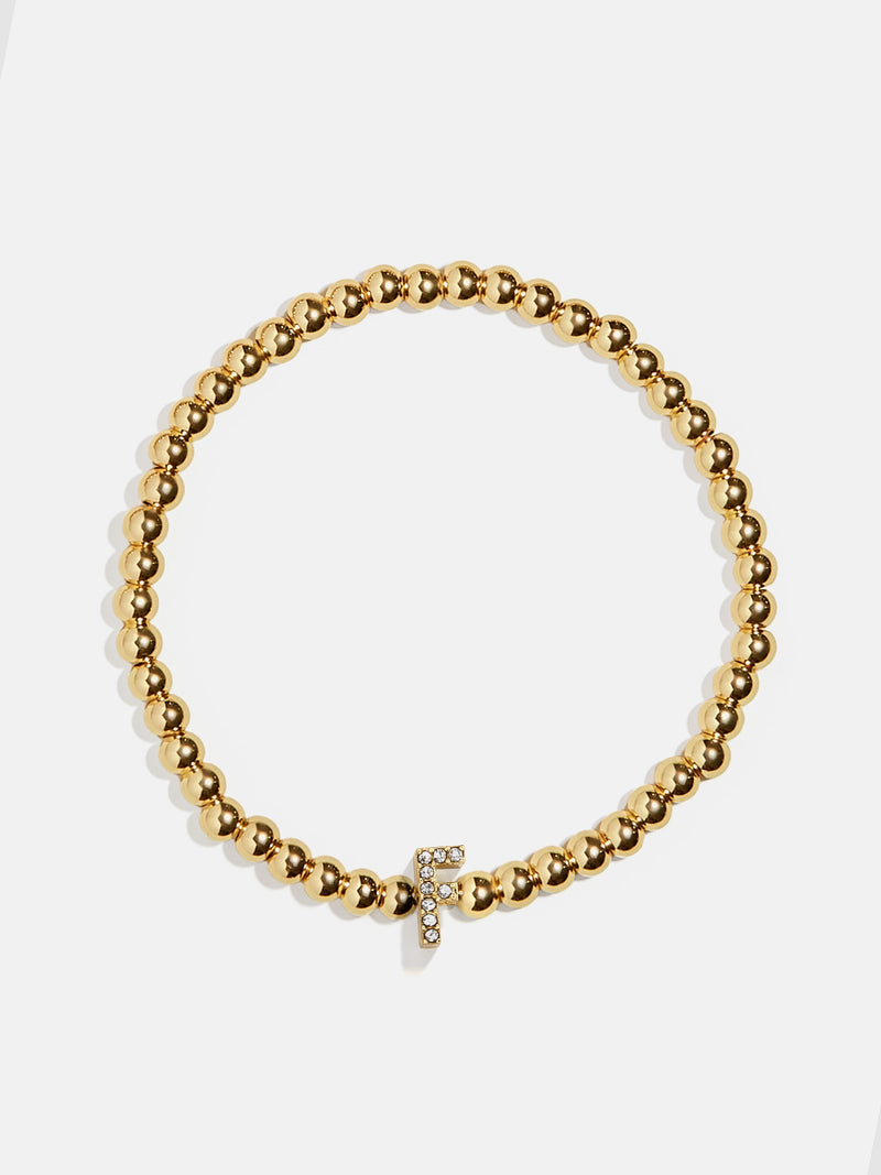 BaubleBar F - 
    Gold beaded stretch bracelet
  
