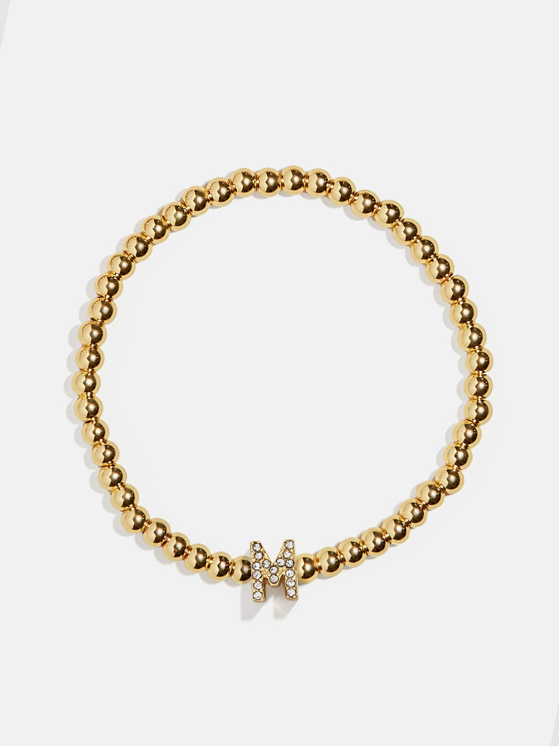 BaubleBar M - 
    Gold beaded stretch bracelet
  
