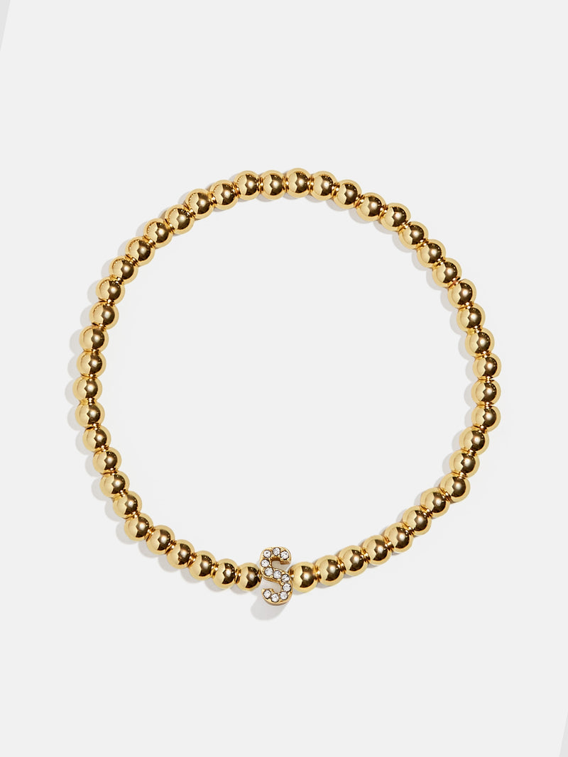 BaubleBar S - 
    Gold beaded stretch bracelet
  
