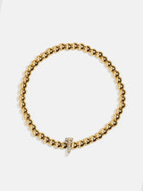 BaubleBar T - 
    Gold beaded stretch bracelet
  
