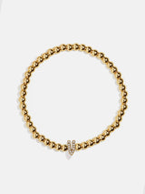 BaubleBar V - 
    Gold beaded stretch bracelet
  
