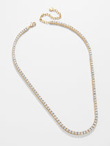 BaubleBar Bennett Tennis Necklace - Gold Plated Brass - 
    Tennis Necklace
  
