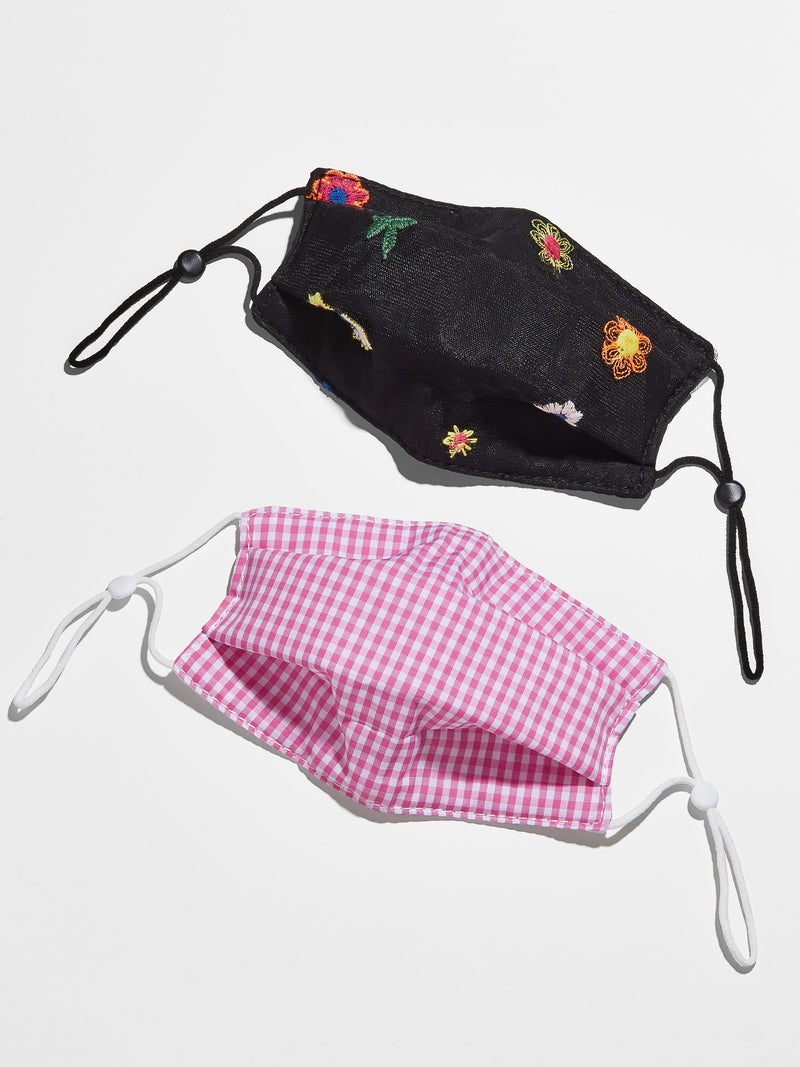 BaubleBar Baublebar For Your Mini Adjustable Face Mask Set Of 2 - Multi - 
    Face mask
  
