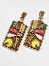 BaubleBar Char-cute-erie Earrings - Charcuterie board statement earrings