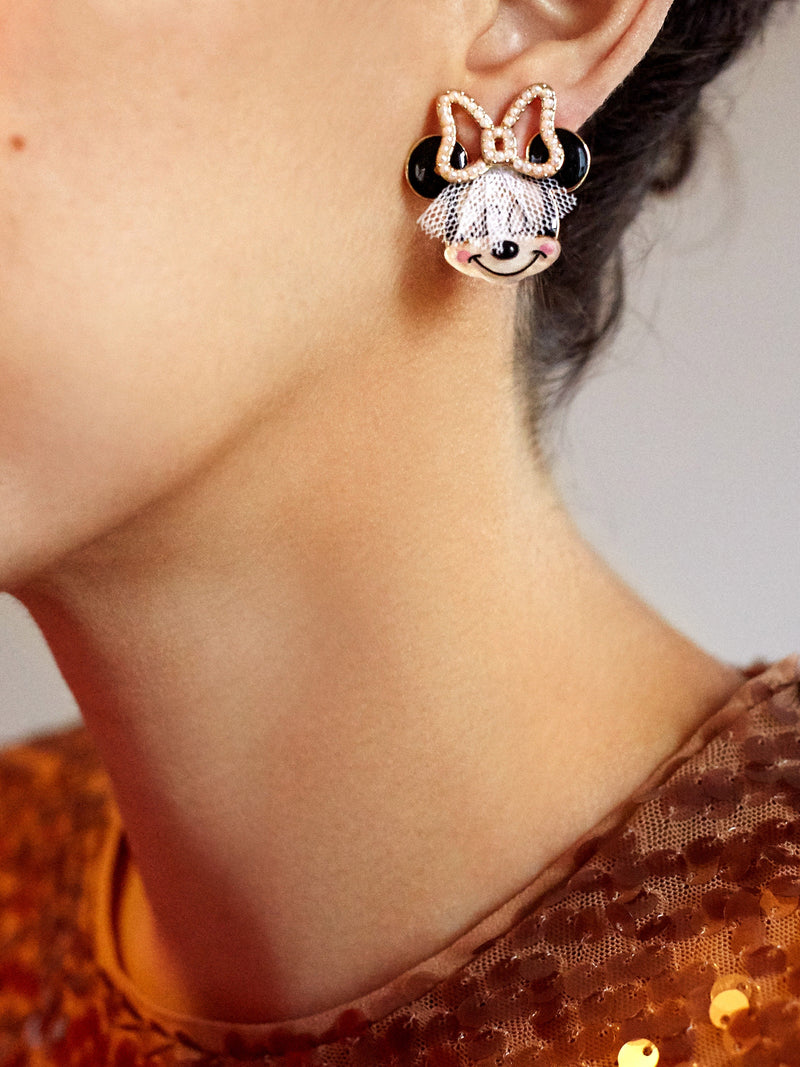 BaubleBar, Jewelry, Baublebar Disney Minnie Mouse Earrings