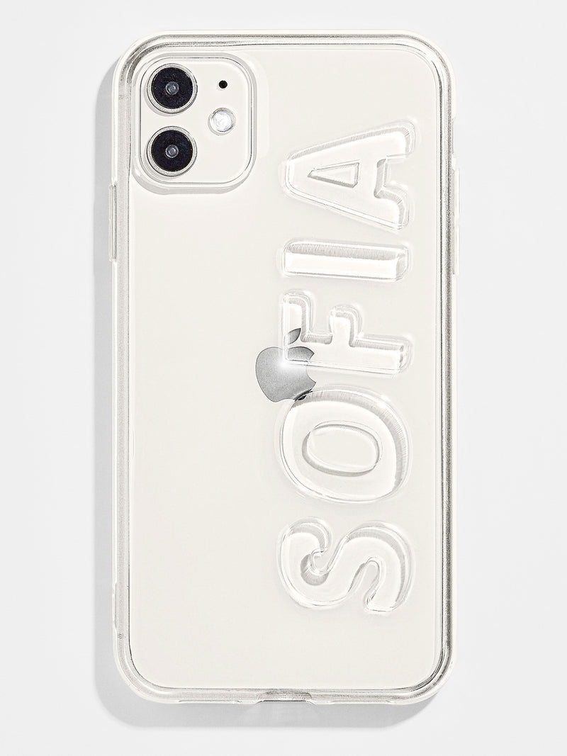BaubleBar Jelly Custom iPhone Case - Clear - 
    Customizable phone case
  
