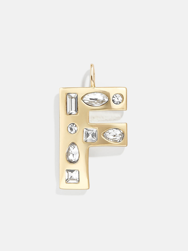 BaubleBar Gem Alpha Charm - Gold - 
    Enjoy an extra 20% off sale - This Week Only
  
