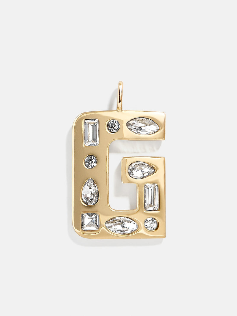 BaubleBar Gem Alpha Charm - Gold - 
    Enjoy an extra 20% off sale - This Week Only
  

