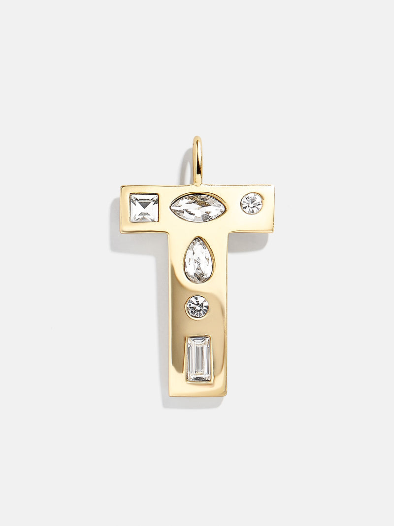 BaubleBar Gem Alpha Charm - Gold - 
    Enjoy an extra 20% off sale - This Week Only
  

