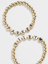 BaubleBar Custom Disc Pisa Bracelet - Black - Enjoy 20% off custom gifts