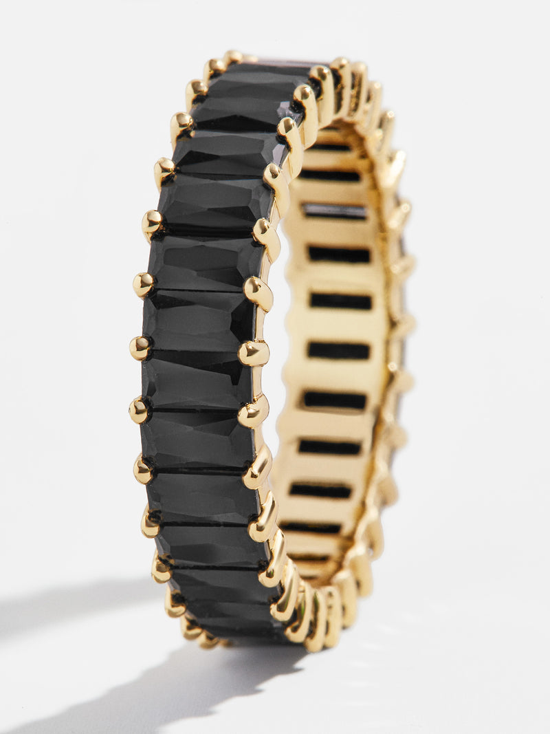 Mini Alidia Cubic Zirconia Ring Black
