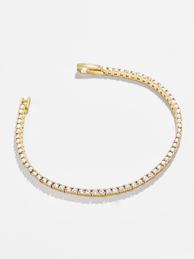 BaubleBar Bennett Tennis Bracelet - Gold Plated Brass - 
    Eternity bracelet
  
