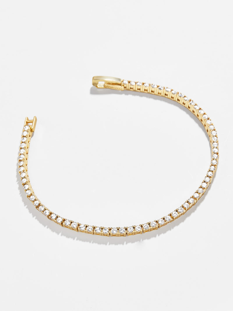 BaubleBar Bennett Tennis Bracelet - Gold Plated Brass - Get Gifting: Enjoy 20% Off​