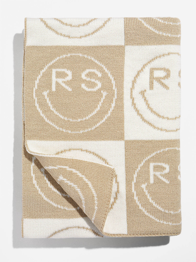 All Smiles Custom Blanket - Natural/Beige – Get Gifting: Enjoy 20% Off​ –  BaubleBar