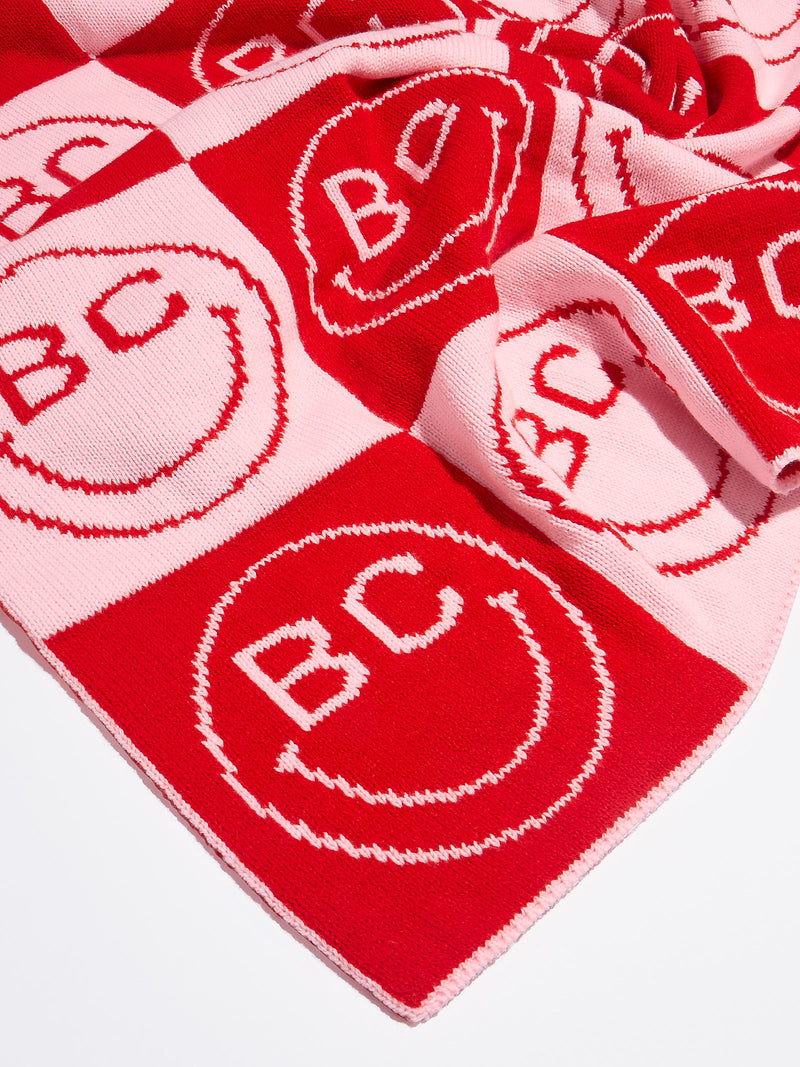 BaubleBar All Smiles Custom Blanket - Pink/Red - 
    Enjoy 20% off - This Week Only
  
