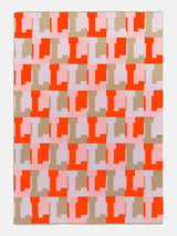 BaubleBar On Repeat Custom Blanket - Pink/Orange - Enjoy 20% off custom gifts
